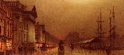 Atkinson Grimshaw Liverpool Custom House France oil painting reproduction